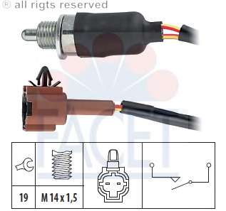 Выключатель, фара заднего хода