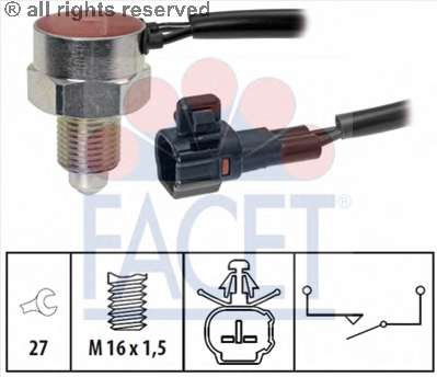 Выключатель, фара заднего хода