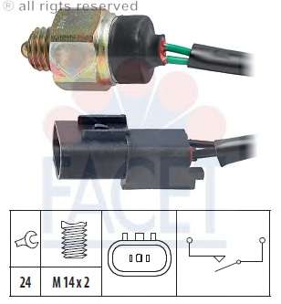 Выключатель, фара заднего хода