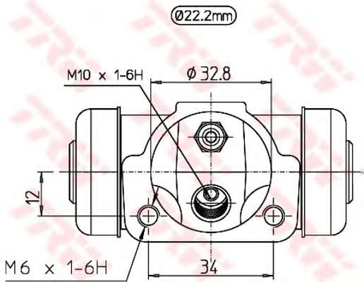 Колесный тормозной цилиндр