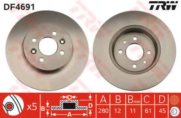 Диск гальмівний