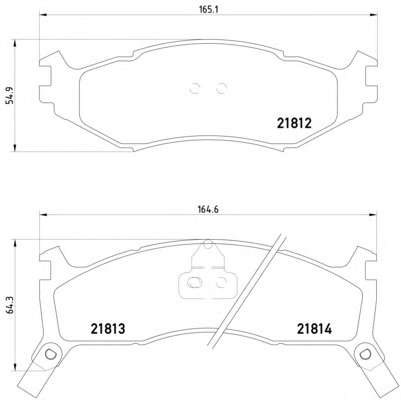 Комплект тормозных колодок, дисковый тормоз