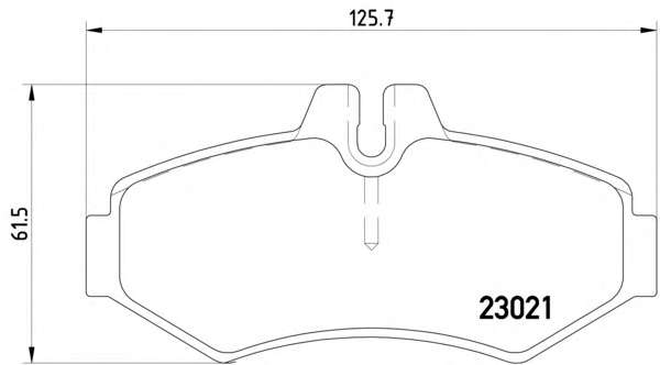 Комплект тормозных колодок, дисковый тормоз