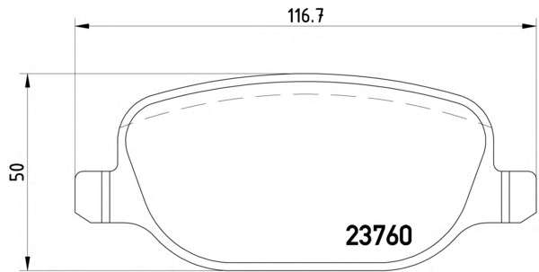 Комплект тормозных колодок, дисковый тормоз