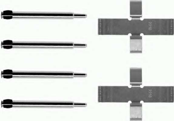 Комплектующие, колодки дискового тормоза