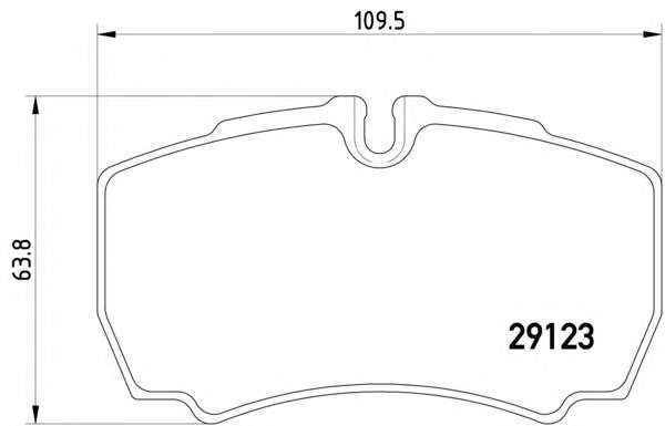 Комплект тормозных колодок, дисковый тормоз