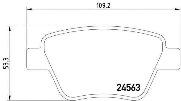 Комплект тормозных колодок, дисковый тормоз