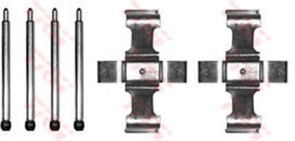 Комплектующие, колодки дискового тормоза