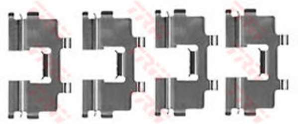 Комплектующие, колодки дискового тормоза
