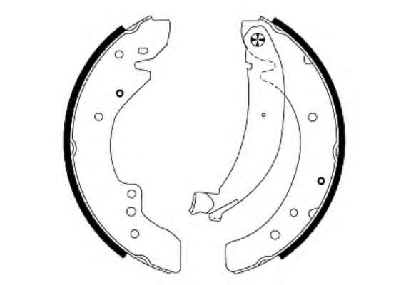 Гальмівні колодки (набір)