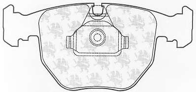Комплект тормозных колодок, дисковый тормоз