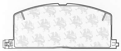 Комплект тормозных колодок, дисковый тормоз