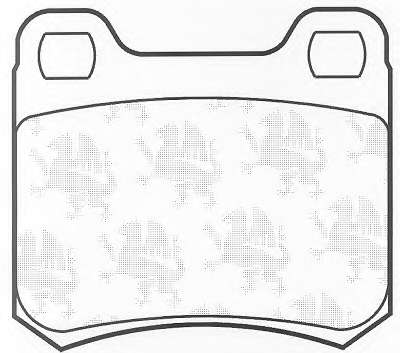 Комплект тормозных колодок, дисковый тормоз