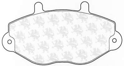 Комплект тормозных колодок, дисковый тормоз