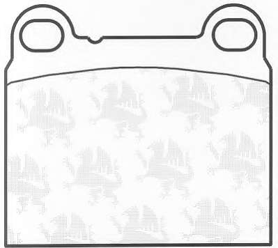 Комплект тормозных колодок, дисковый тормоз