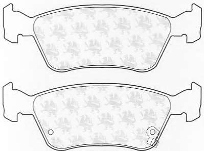 Комплект тормозных колодок, дисковый тормоз