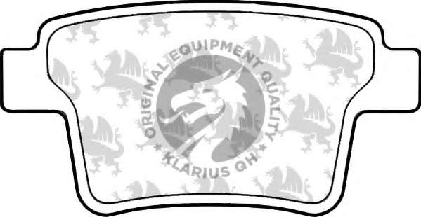 Комплект тормозных колодок, дисковый тормоз