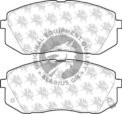 Комплект тормозных колодок, дисковый тормоз