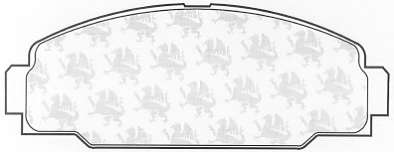 Комплект тормозных колодок, дисковый тормоз