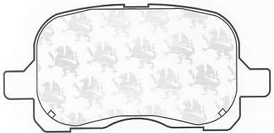 Комплект тормозных колодок, дисковый тормоз