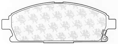 Комплект тормозных колодок, дисковый тормоз