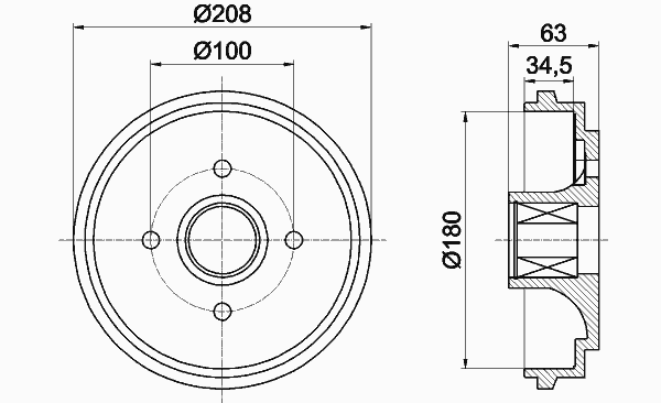Тормозной барабан