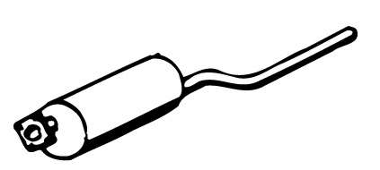 Глушитель выхлопных газов конечный