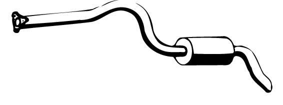 Глушитель выхлопных газов конечный