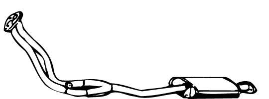 Предглушитель выхлопных газов