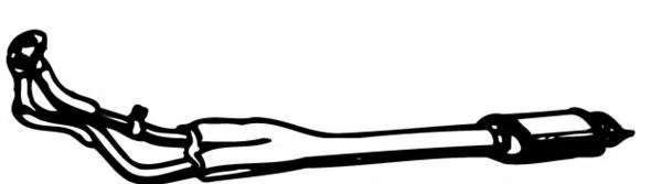 Предглушитель выхлопных газов