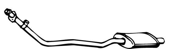 Предглушитель выхлопных газов