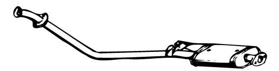 Предглушитель выхлопных газов