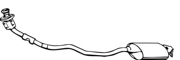 Предглушитель выхлопных газов