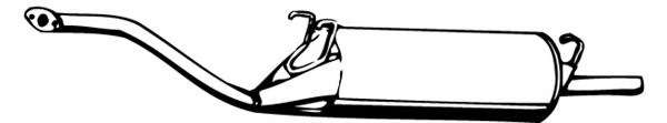 Глушитель выхлопных газов конечный
