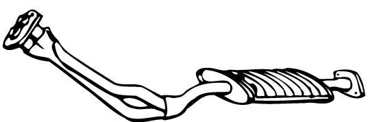 Предглушитель выхлопных газов