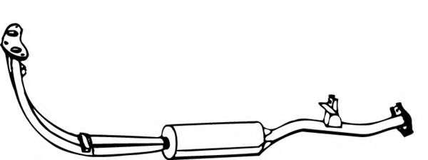 Предглушитель выхлопных газов