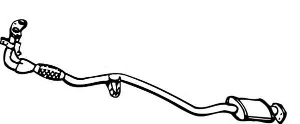 Предглушитель выхлопных газов