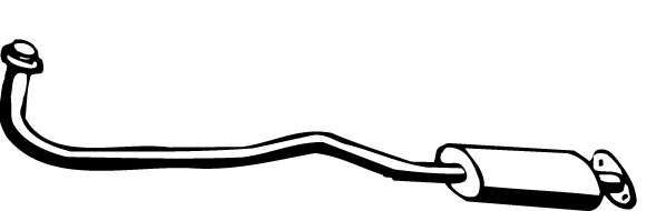 Предглушитель выхлопных газов