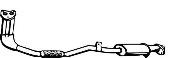 Предглушитель выхлопных газов