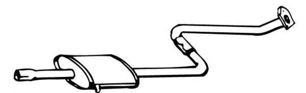 Предглушитель выхлопных газов