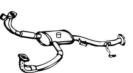 Предглушитель выхлопных газов