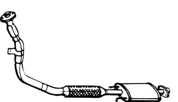 Предглушитель выхлопных газов