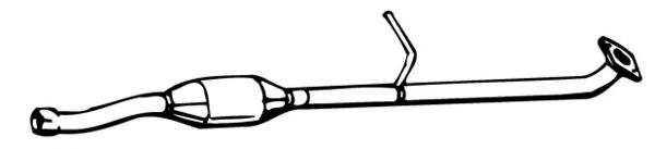 Средний глушитель выхлопных газов