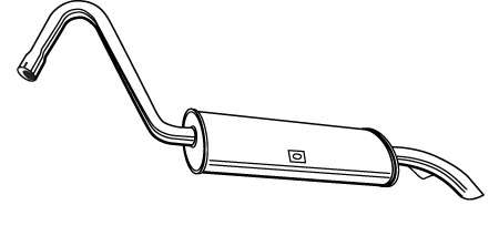 Глушитель выхлопных газов конечный