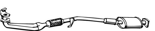 Предглушитель выхлопных газов