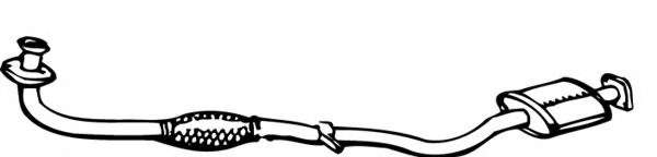 Предглушитель выхлопных газов