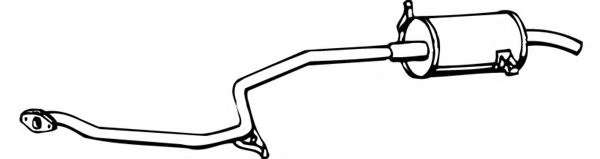 Глушитель выхлопных газов конечный