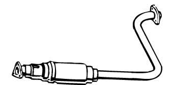 Средний глушитель выхлопных газов