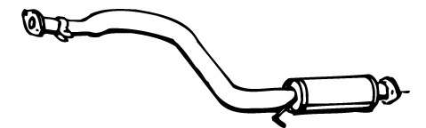 Предглушитель выхлопных газов