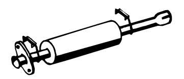 Средний глушитель выхлопных газов